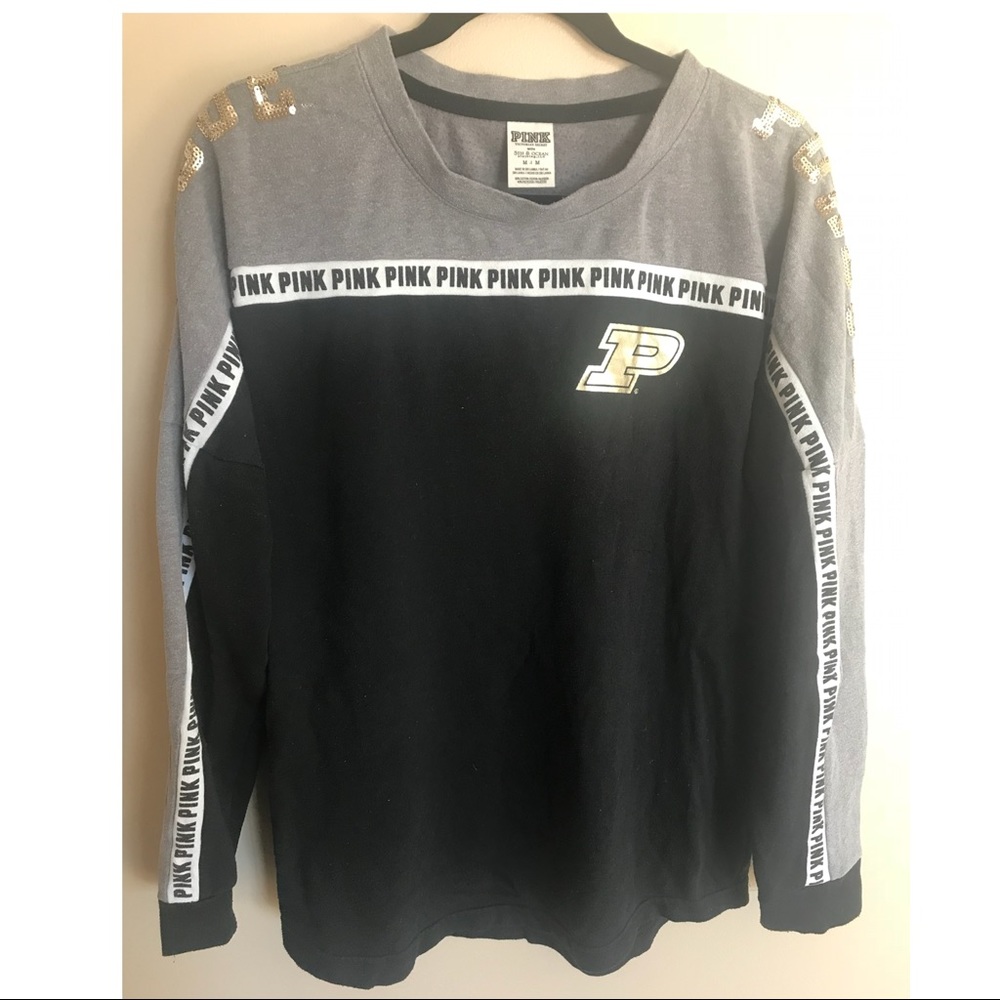 VS Pink Purdue top